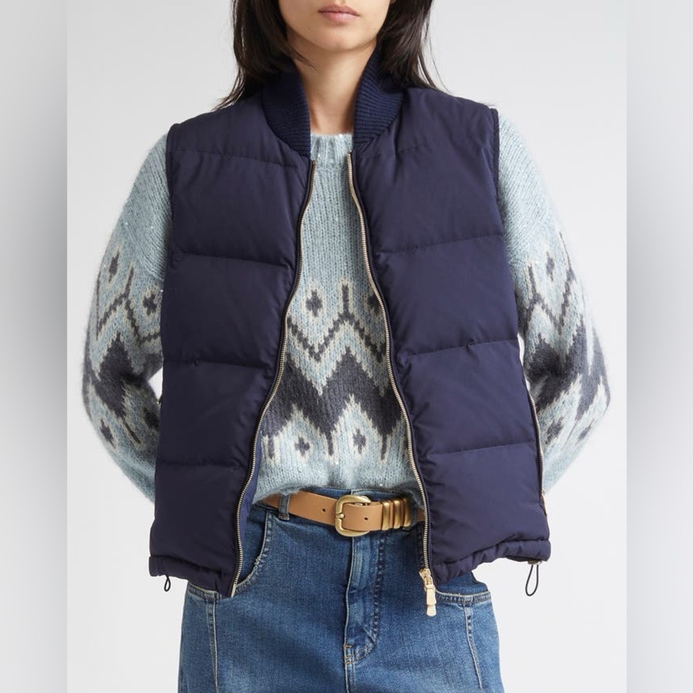 Eleventy Down Puffer Vest Navy Large NWI